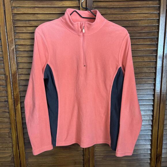 Champion Tops - Champion Women's 1/4 Zip Athletic Pull Over Sweatshirt - Size Medium Long Sleeve